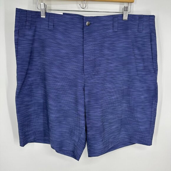 Callaway Performance Golf Shorts 40 Dri Fit Stretch Blue Marled Ball Pocket NWT - Picture 5 of 10